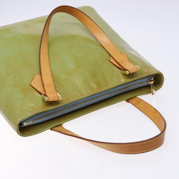 LOUIS VUITTON Monogram Vernis Houston Hand Bag Baby Blue M91005 - Picture 6 of 13